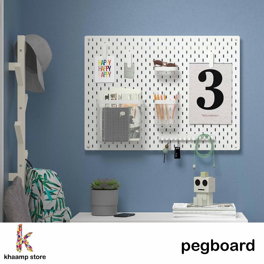 Pegboard Papan Dinding 36 X 56 Cm MDF