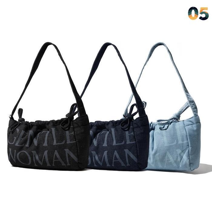 original gentlewoman denim dumpling bag