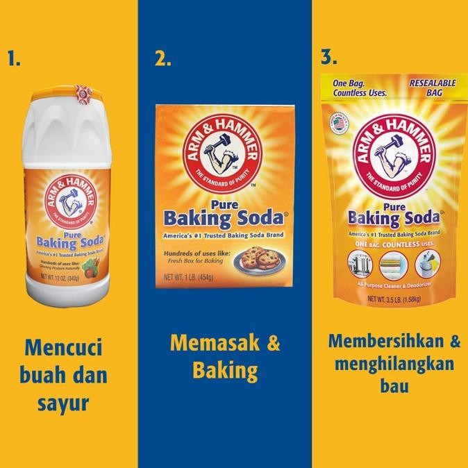 

Baking Soda Asli Merk Arm & Hammer Untuk Laundry 5,44 KG