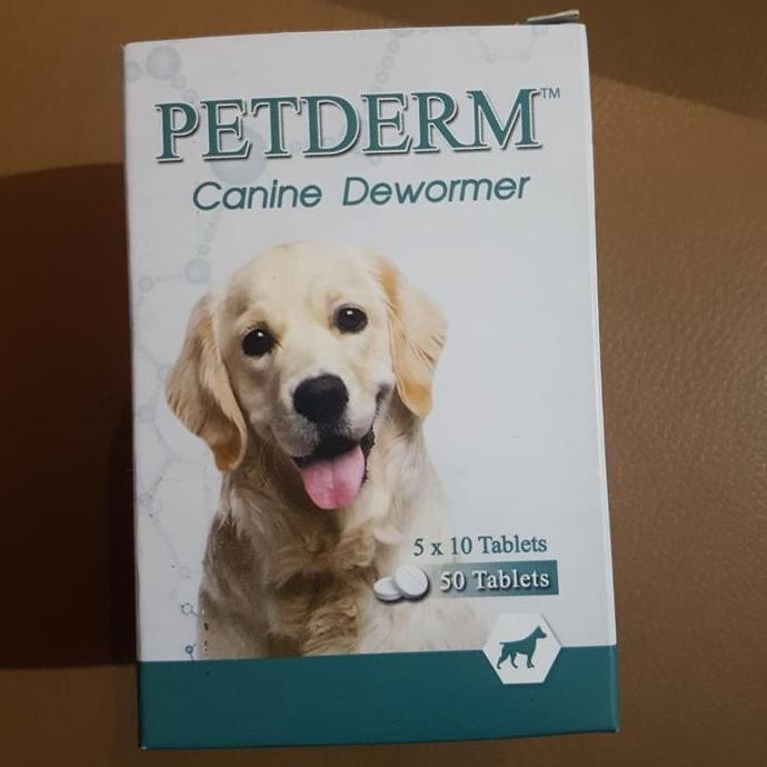kolasaj obat cacing anjing / obat cacing pet derm / petderm/obat cacing anjing