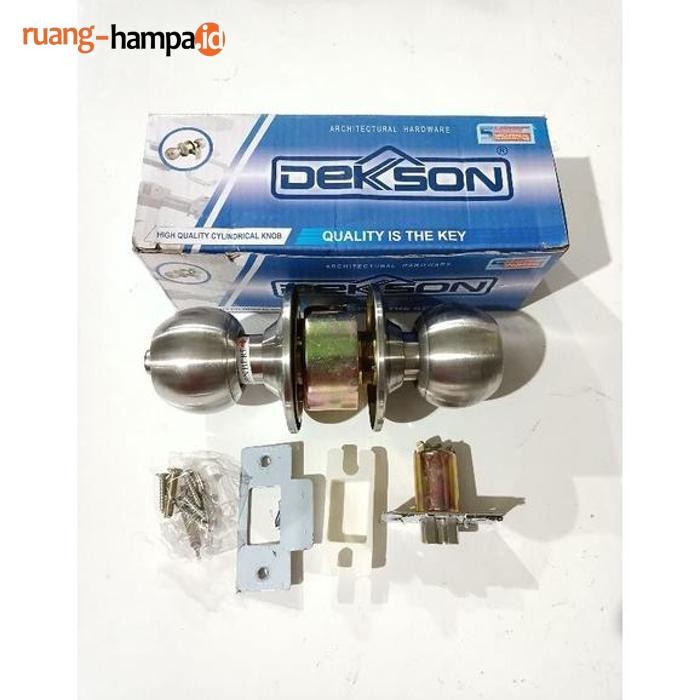 Baru Kunci Bulat Dekson Kc Bl Dks 8587 Bk Sss / Kunci Bulat Pintu Kamar Mandi Dekson