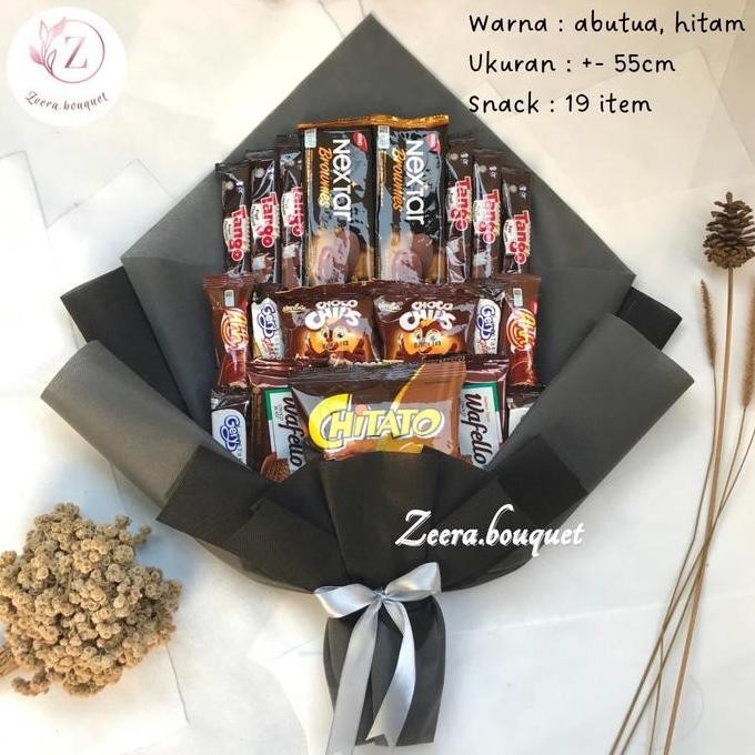 

(B10) Bouquet snack/bucket snack/buket snack [INCLUDE: Greeting card+packing] New