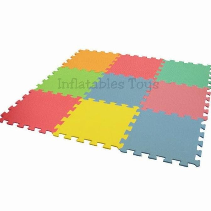 Karpet Puzzle Lantai Evamats 30x30 Polos BS9