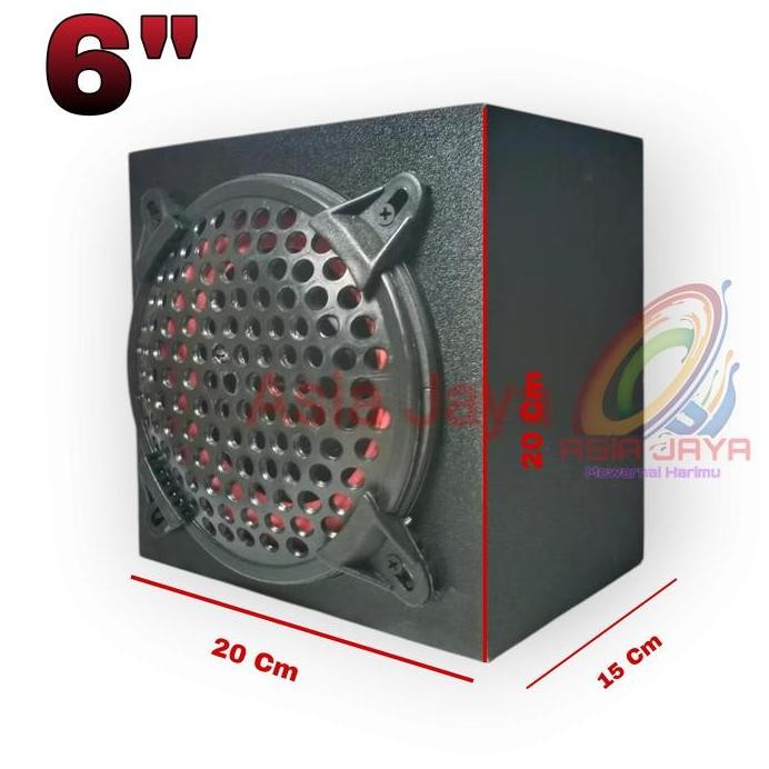 Terlaris Paket Combo Speaker Subwoofer Legacy 6 Inch  Lg 6962 + Box Speaker 6 Inch +Tutup Speaker Ra