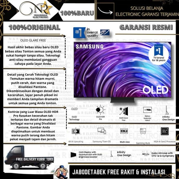 NEW SAMSUNG 65S95D - OLED PRO GLARE FREE 4K 144Hz SMART TV OLED 65'INCH 2024 - QA65S95DAKXXD