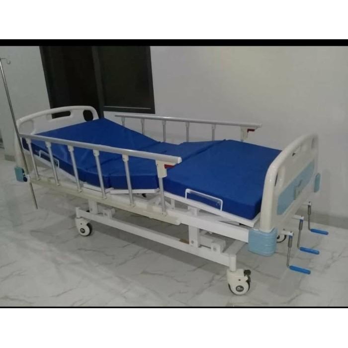 Tempat Tidur Rumah Sakit 3 Engkol | Bed Pasien Ranjang 3 Crank Original Dan Terpercaya