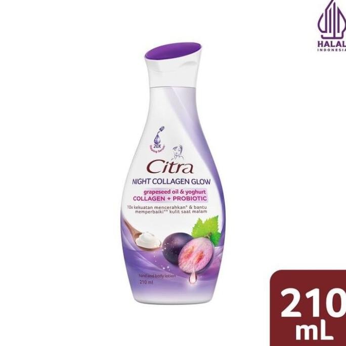 Citra Night Collagen Glow Hand & Body Lotion 210Ml KTS