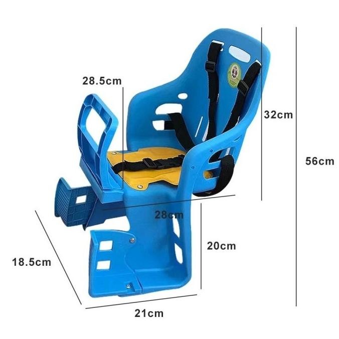DYDO BONCENGAN BELAKANG ANAK SEPEDA SAFETY MTB LIPAT GUNUNG