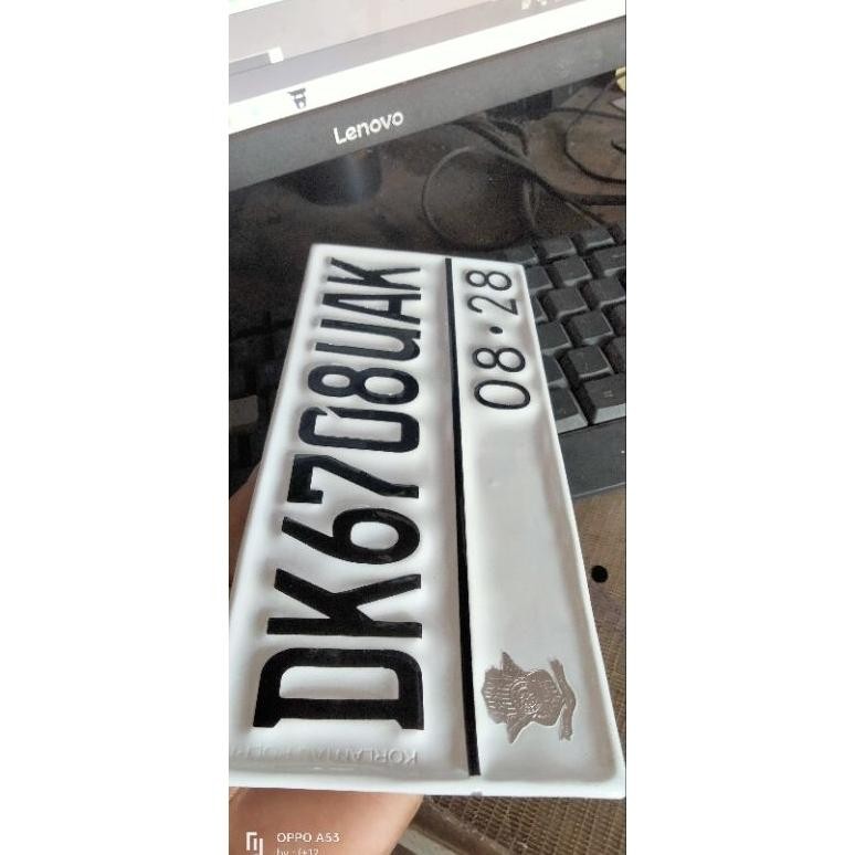 plat nomor motor font terbaru