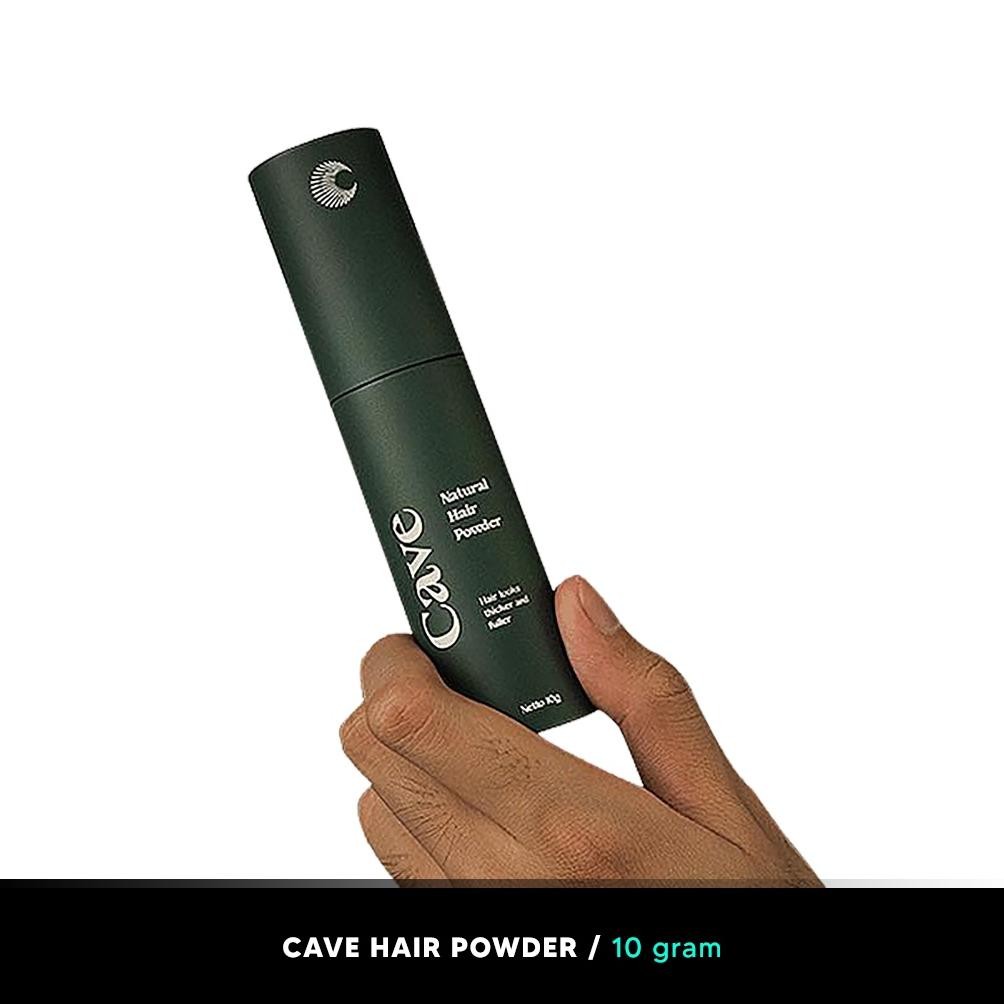 TERLARIS GLAM - CAVE Natural Hair Powder 10 gr - Membuat Rambut Lebih Bervolume & Tebal Anti Lepek S