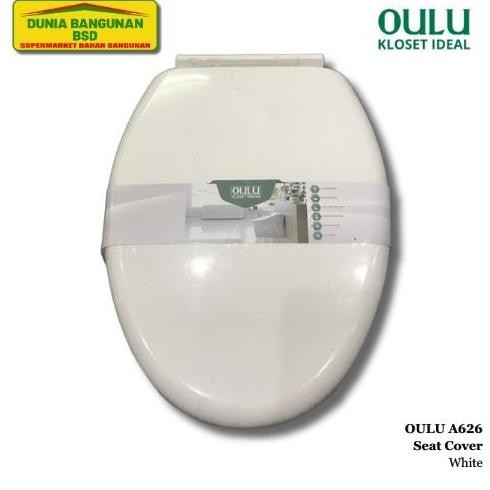 Oulu Closet Seat Cover A626 Soft Close White Tutup Kloset