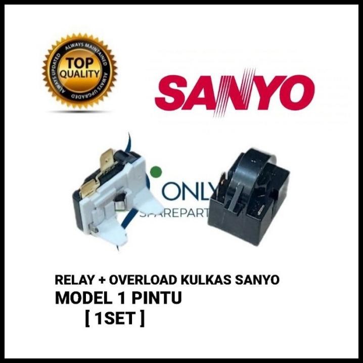 Relay Ptc Overload Kulkas Sanyo 1 Pintu