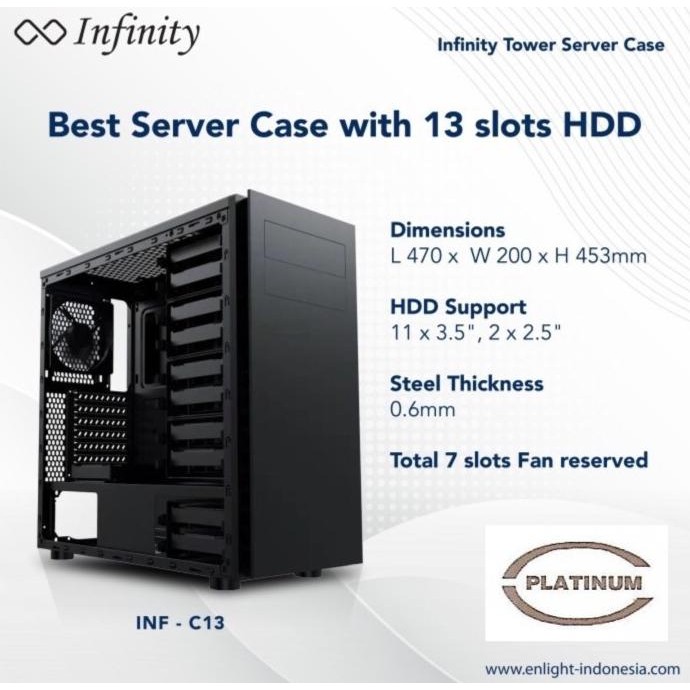 TERBARU - Casing PC Mining INFINITY C13 Case Server