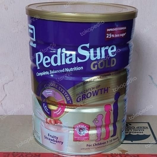 Murah Pediasure Gold Triplesure Fruity Strawberry Milk 850 Gr Susu Singapore