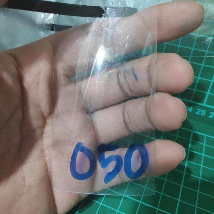 

Plastik Mika Kaku Rigid Kotak Box Boks Bening 0.50 Mm Jual Per Meter Original