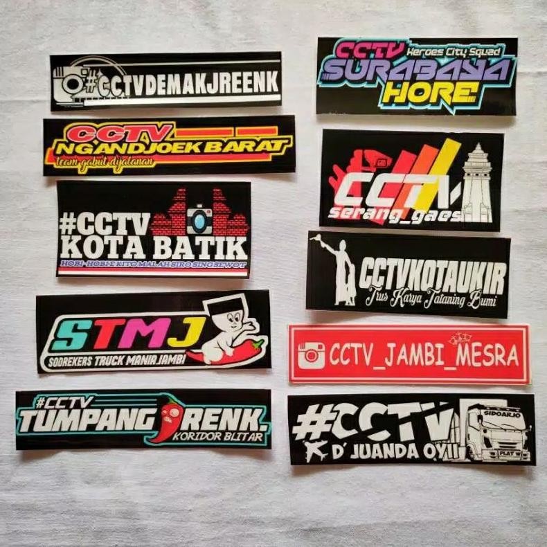 

Big Sale Qw-45 Sticker Cctv Truck Mania Anti Air Sale