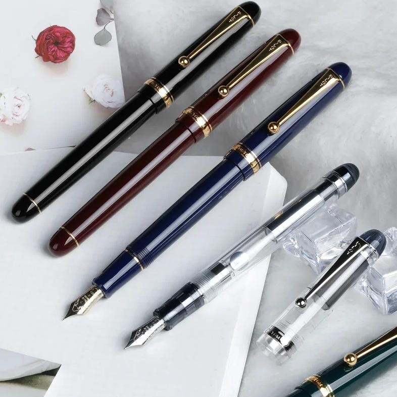 

Smooth Original Pilot Custom 74 Transparent 14K Gold Fountain Pen Business Office Men Women Gift Mr Fkk-1-Nc Writing Suppliees
