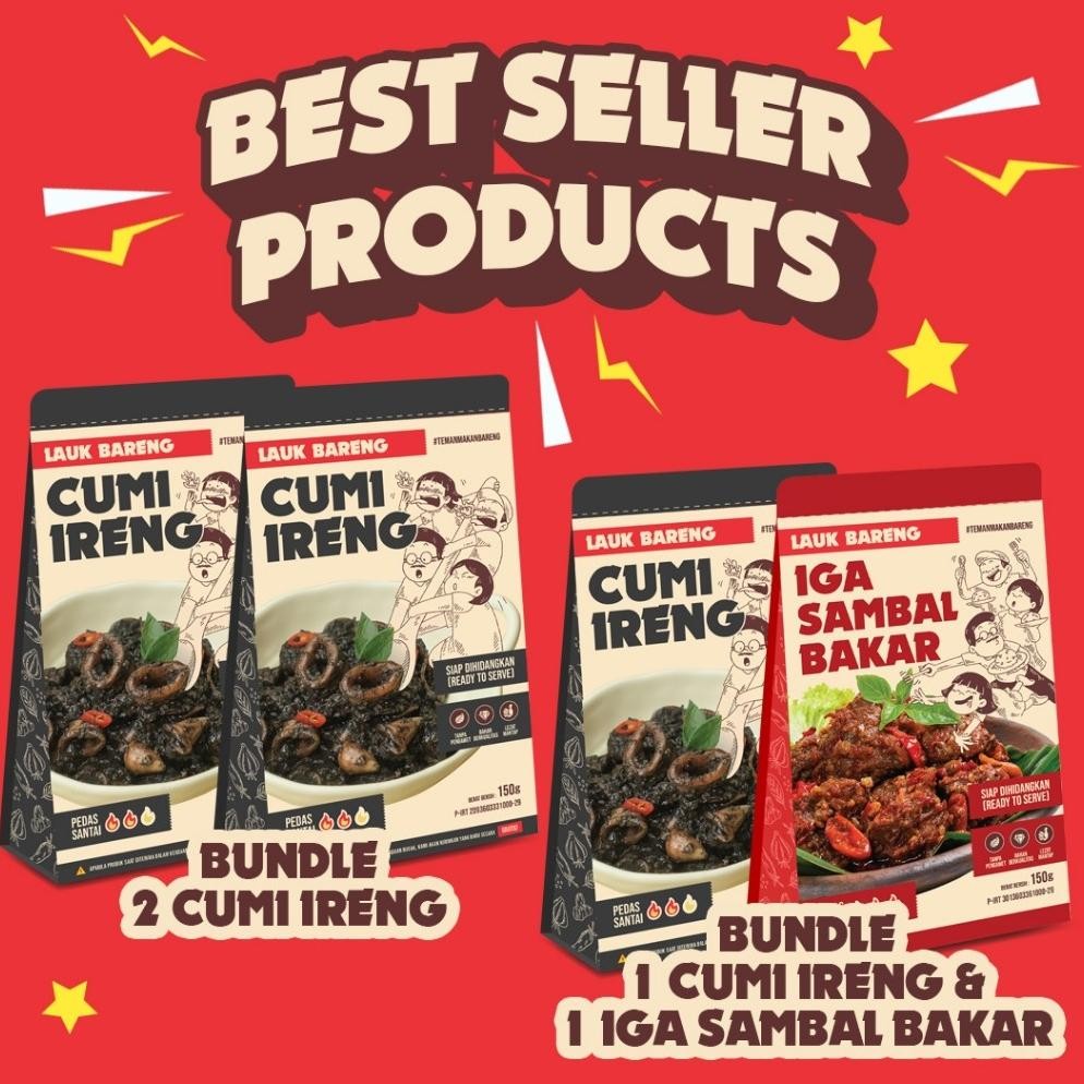 

READY STOK Lahap Bareng | Paket Lauk Best Seller 2 Lauk | Makanan Instant Ready to Eat, Real Food, Praktis & Tanpa Pengawet Siap kirim