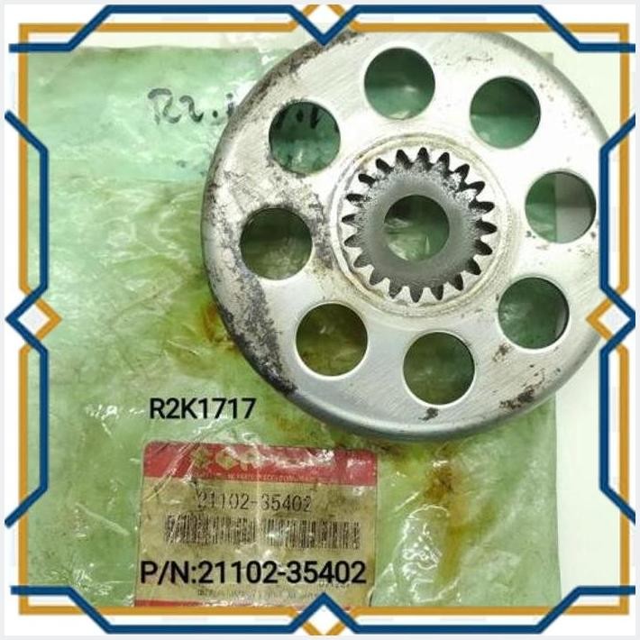 [cuk] rumah mangkok kampas ganda kopling suzuki rc100 bravo rc80 rc110 crystal original japan 21102-