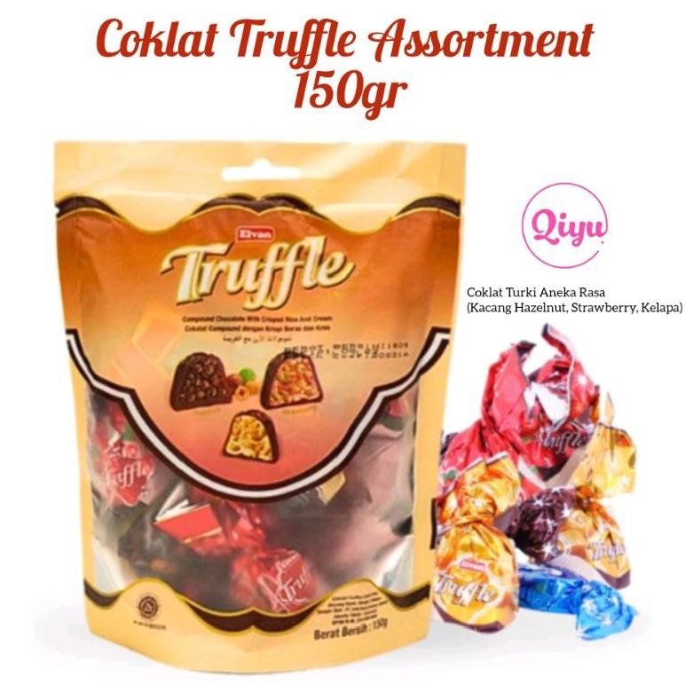 

By05 Cxv-38 Coklat Turki Truffle Assortment - Cokelat Turkey Murah Elvan 150Gr Original
