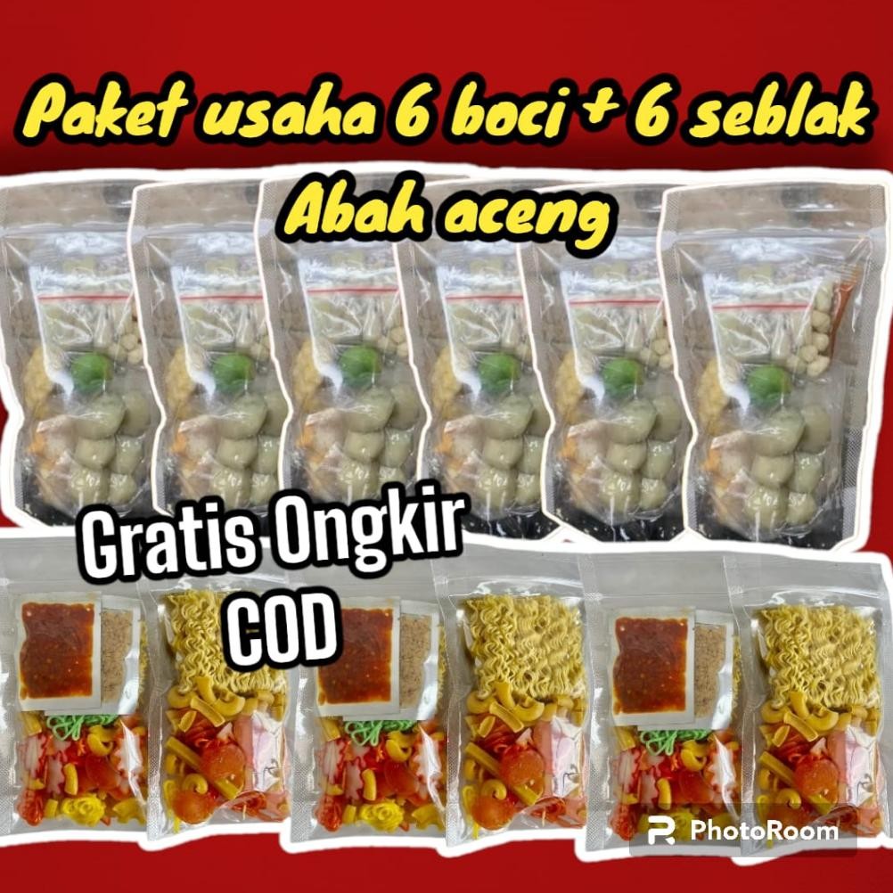 

TERLARIS Mix 6 Pcs Baso Aci 6 Pcs Seblak Instan Abah Aceng Siap kirim