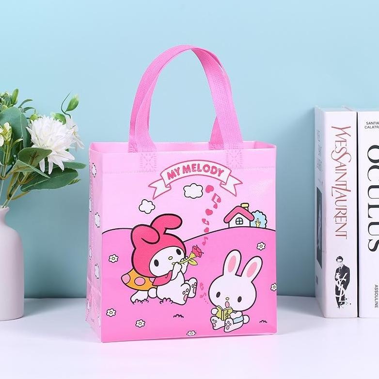 Fg-87 Hj-64 Tas Souvenir Ulang Tahun Anak Kado Ultah Snack Goodie Bag Karakter Tote Bag Tenteng Lucu