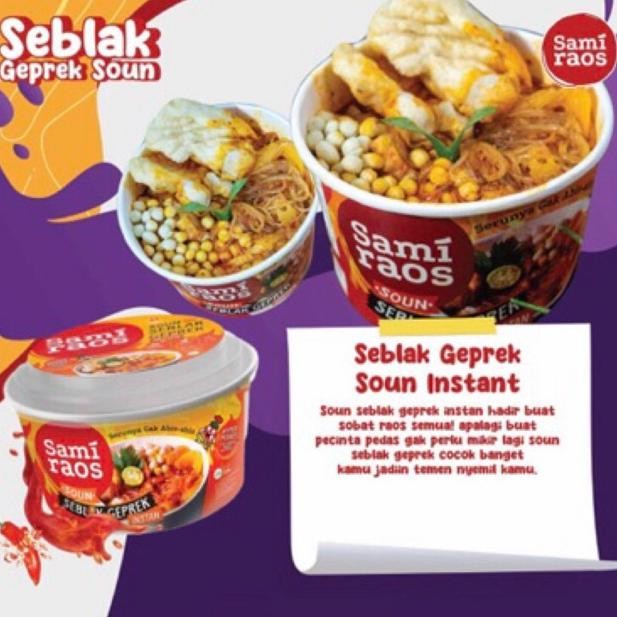 

Fgk-24 Mega Sale Mie Soun Seblak Geprek Samiraos - Seblak Instan Murah Berkualitas