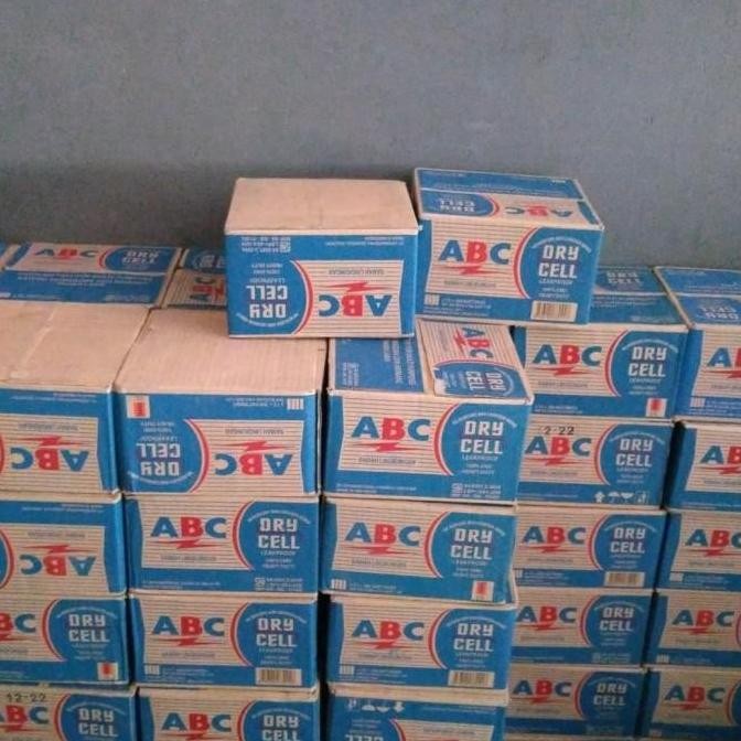 TERSEDIA [PER KARTON 288PCS] ABC Battery AA BIRU / Baterai Jam Dinding AA ABC