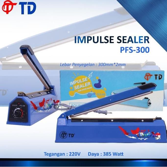 Alat Press Plastik / Impluse Sealer 20Cm & 30Cm Omicko Original