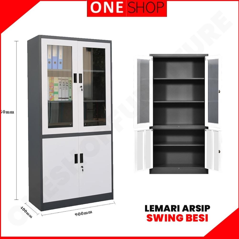 Lemari Arsip Besi 2 Pintu Swing | Lemari Arsip Besi Plat Ayun Swing AA 33 SW