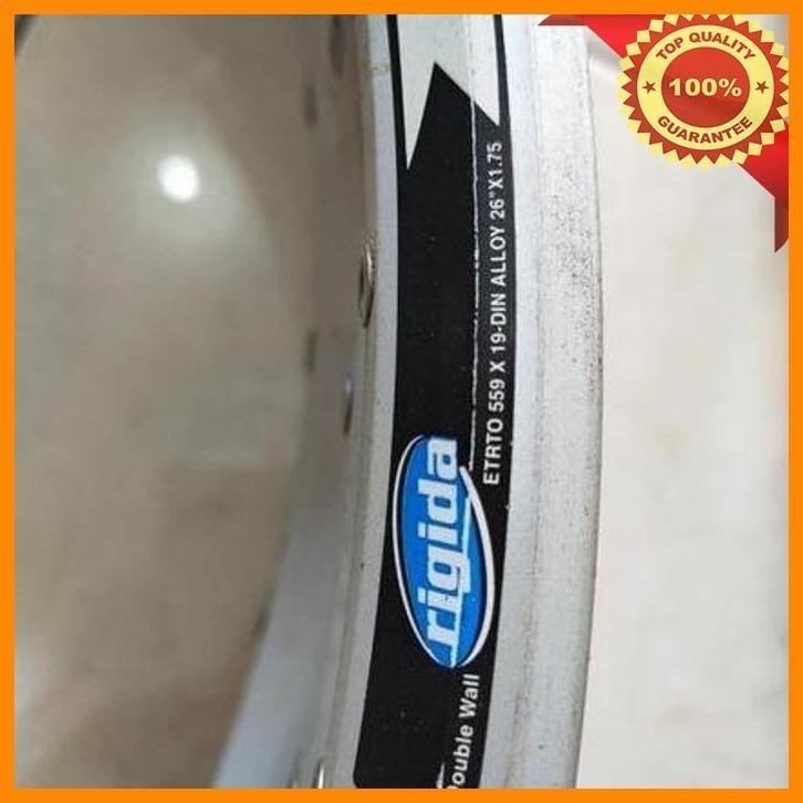 [MAR] VELG RIMS MTB 26 ALLOY RIGIDA STAR 19 ETRTO SAFETY LINE DOUBLE