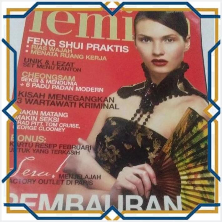[4PE] MAJALAH FEMINA MURAH TAHUN 2005 COVER ALBINA