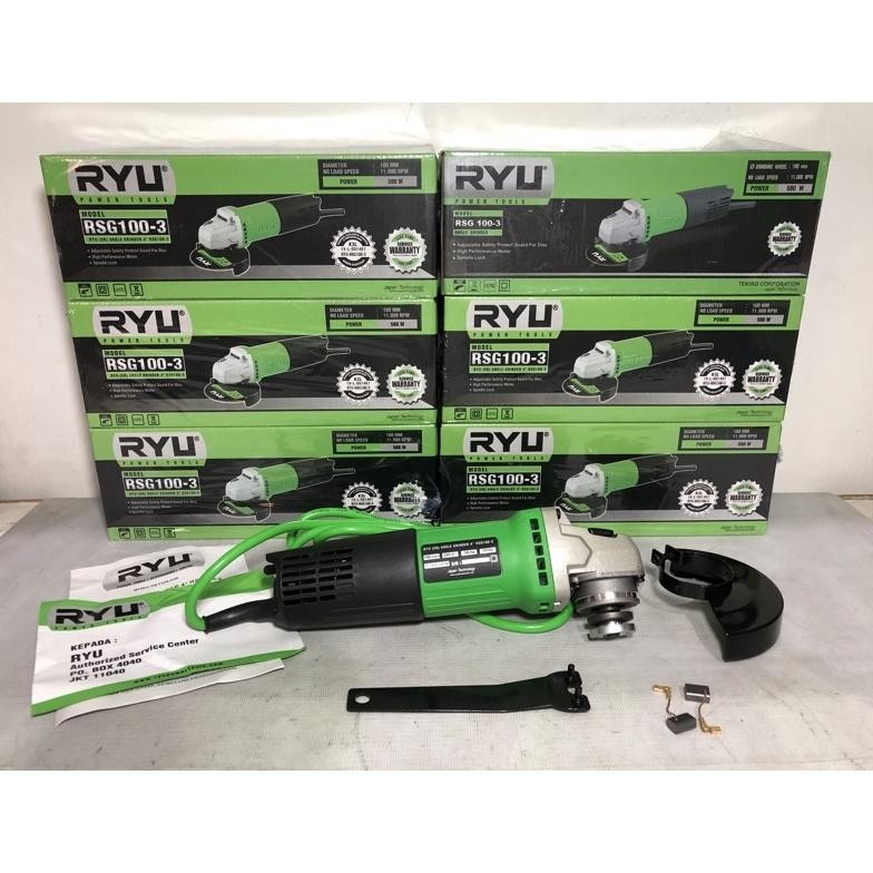 Rt-342 Mesin Gerinda Rsg 100-3 Ryu / Mesin Gerinda Tangan / Ryu Gerinda Tangan / Mesin Gerinda Ryu /