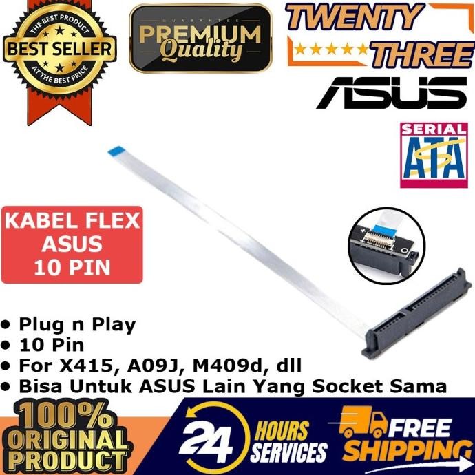 Tersedia Kabel Flex Fleksibel Flexible Konektor Hdd Ssd Sata Laptop Asus X415 1409J M409D Upgrade Ki