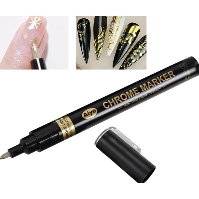 

Ready Spidol Permanen Marker Metallic Chrome 3mm