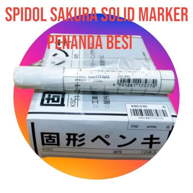 

Ready Spidol sakura solid steel marker penanda besi permanen