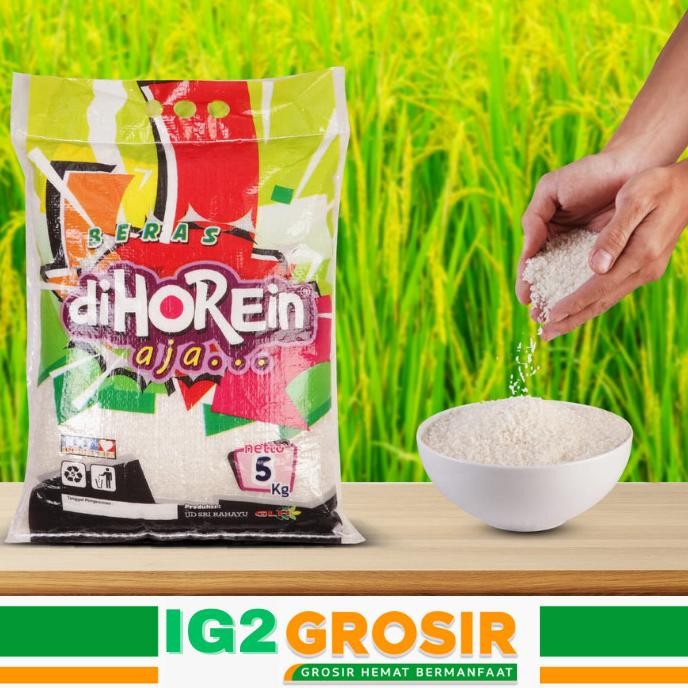 

Ready Beras Putih Merek diHOREin Kemasan 5Kg