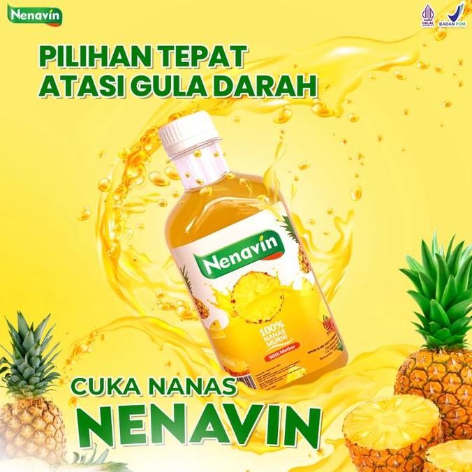 

STOK TERBATAS CUKA NANAS NENAVIN- CUKA NANAS 100% ASLI KONTROL GULA DARAH BPOM HALAL