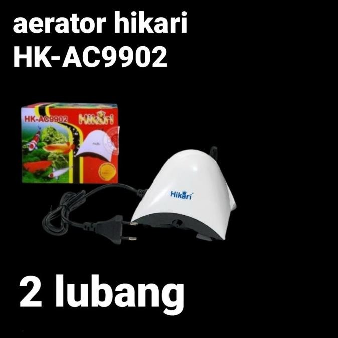 DISKON POMPA AQUARIUM AERATOR 2 LUBANG HIKARI 9902