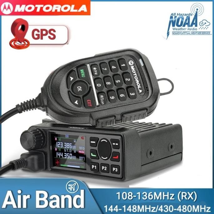 TERMURAH - Mini Base Radio HT Walkie Talkie Motorola MT8900 Asli Jarak Jauh 50KM mobil Vehicle Radio