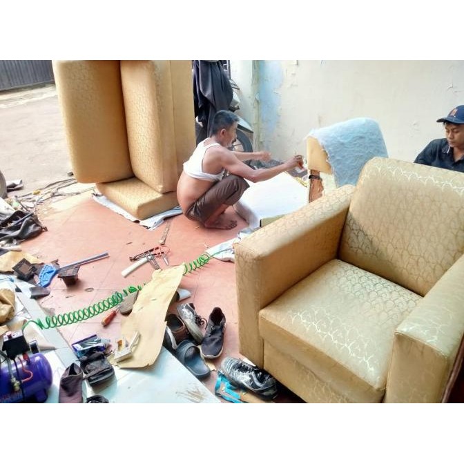 new SERVICE SOFA / GANTI KULIT SOFA / PERBAIKAN KURSI SOFA murah
