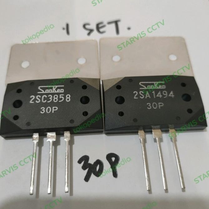 new TRANSISTOR SANKEN 3858 ORIGINAL 1494 ORIGINAL 1SET PROMO seri 30P murah