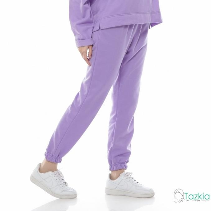 Ready Bawahan Muslim Wanita | Celana Jogger Lilac | Tazkia Hijab Store
