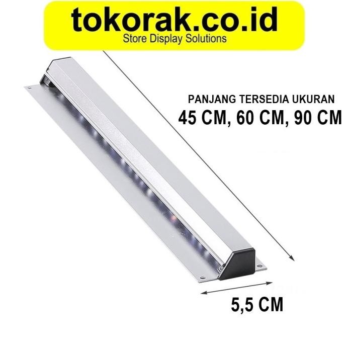 

ready BILL HOLDER 45 60 90 CM TAB GRABBER ALUMUNIUM PENJEPIT KERTAS MENU JEPIT NOTA BILL MENU ORDER CAFE 45CM 60CM 90CM murah