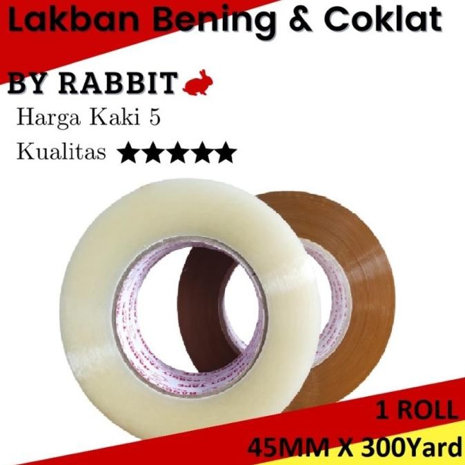 

ready Lakban 2 inch x 300 Yard / Lakban 45mm 300 yard (harga 1dus) murah