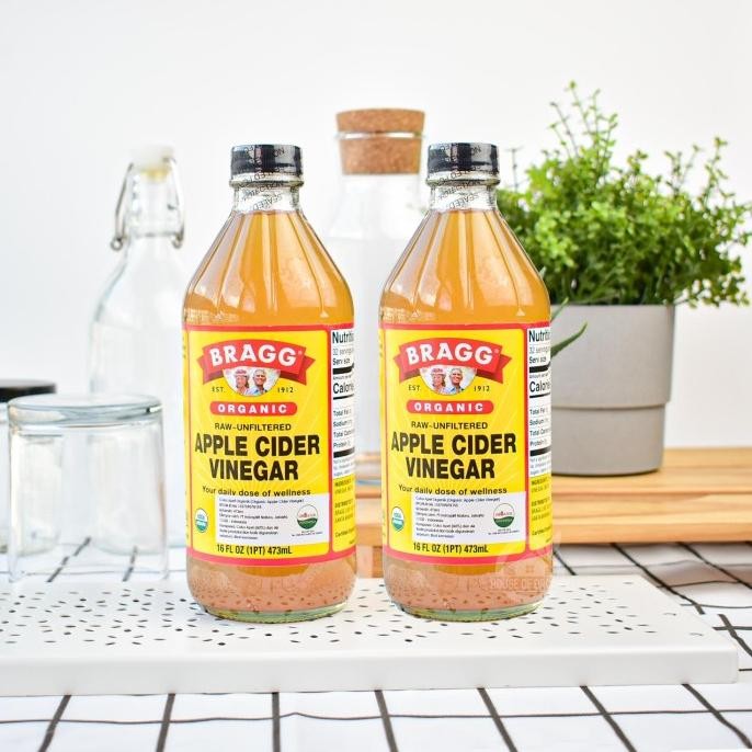 

STOK TERBATAS BRAGG APPLE CIDER VINEGAR 473 ML PACK OF 2 CUKA APEL NATURAL