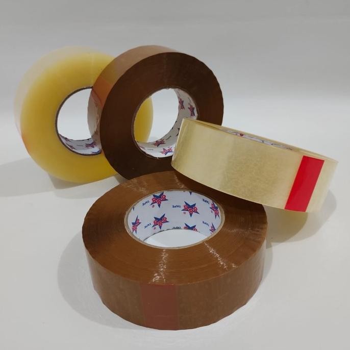 

ready LAKBAN JUMBO BENING-COKLAT 45mm X 300 METER - INDOTAPE murah