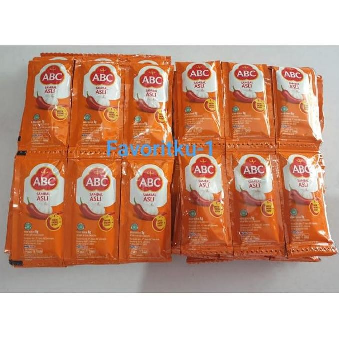 

ABC Sambal Asli 8 gr. 1 Renteng Isi 42 Sachet