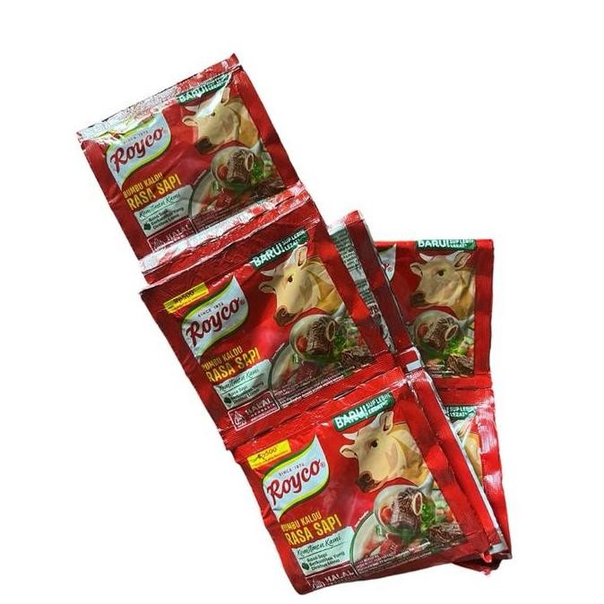 

( 1 Renceng = 12 PCS ) Royco bumbu penyedap sachet kaldu ayam sapi 9 gram