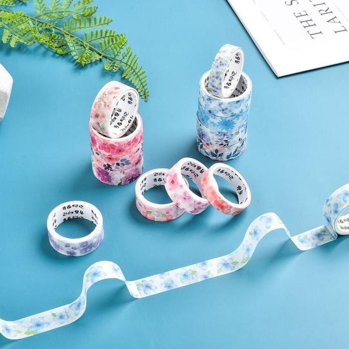 

ready [MILOLI] 1Set CHERRY BLOSSOM Washi Tape Bunga Decor Masking Tape DIY Scrapbook Journal - A0042 murah